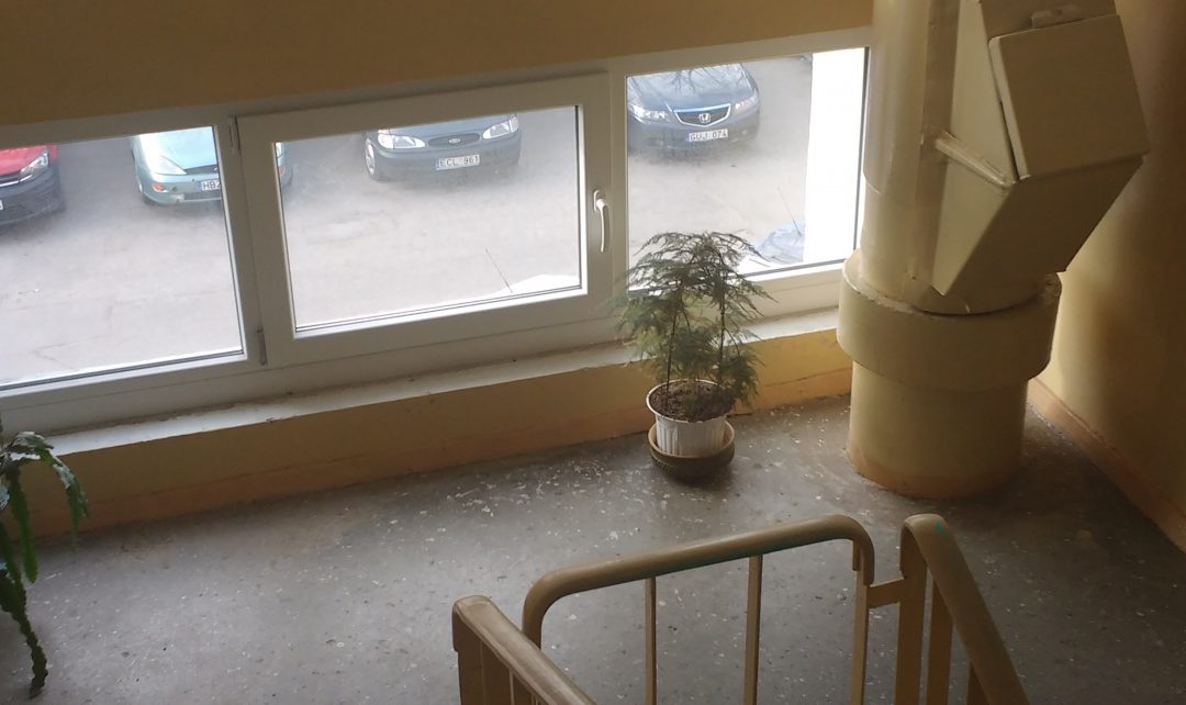 Daugiabučių namų laiptinių valymas ir dezinfekavimas koronaviruso plitimo laikotarpiu