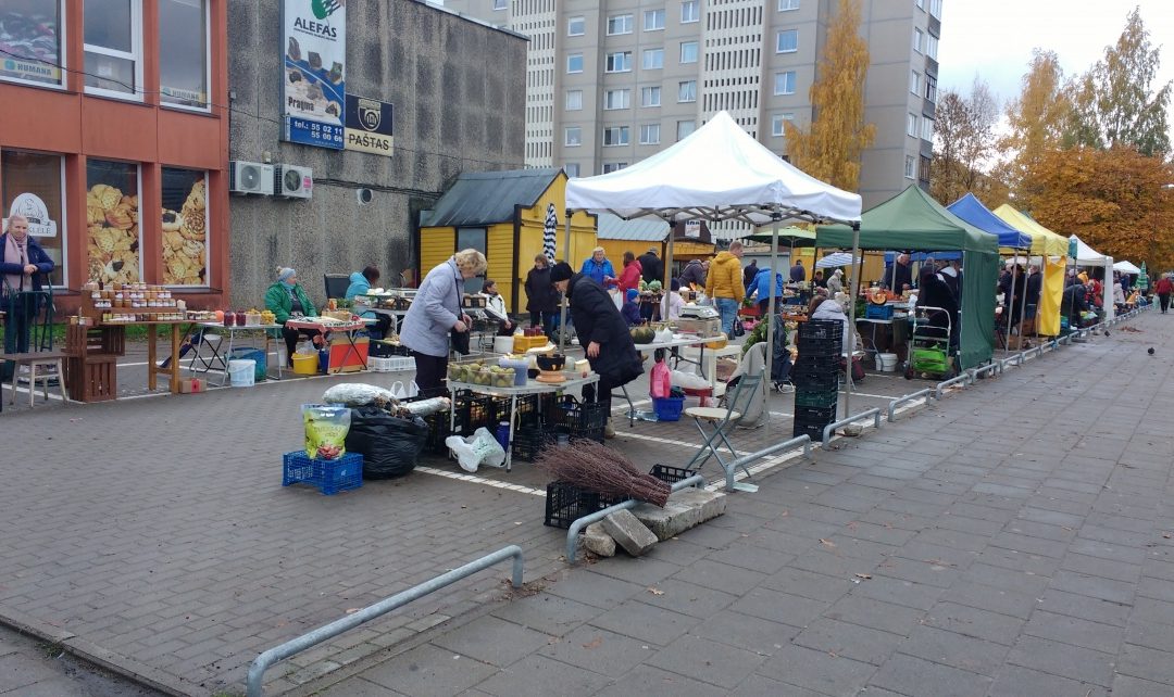 Dėl pensininkams, lieporių turgelyje parduodantiems savo užaugintas daržoves ir vaisius, iškylančių problemų