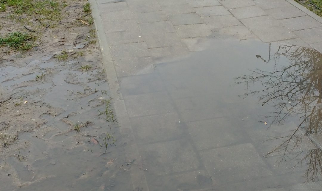 Bendruomeninės iniciatyvos: bus pašalinti rangovų palikti defektai pėsčiųjų take ties Vv. Grinkevičiaus g. 18