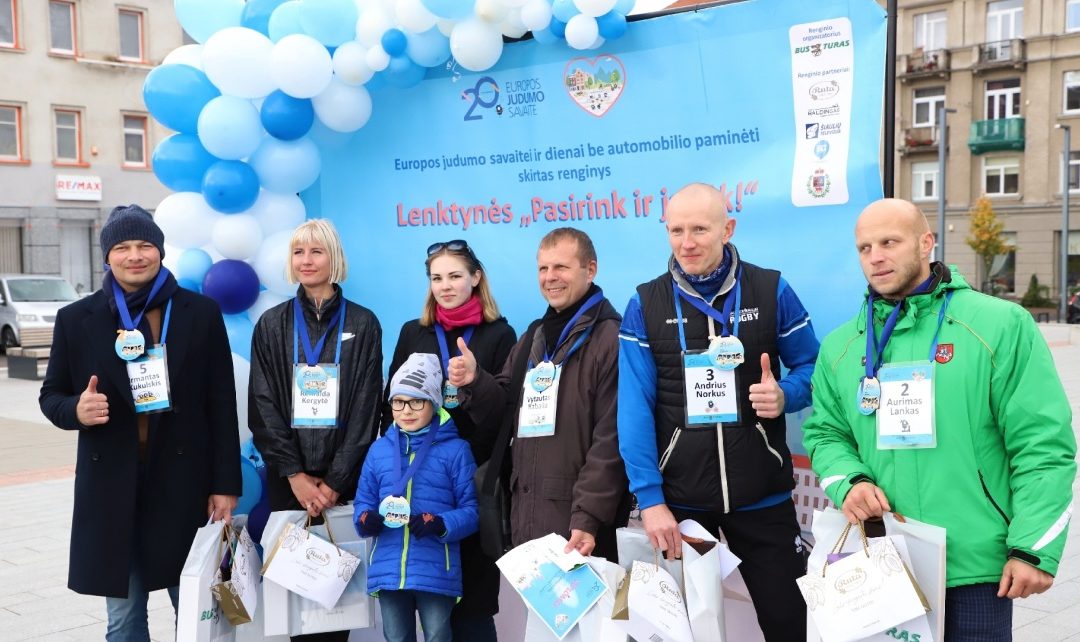 Lenktynės „Pasirink ir judėk” įvyko!